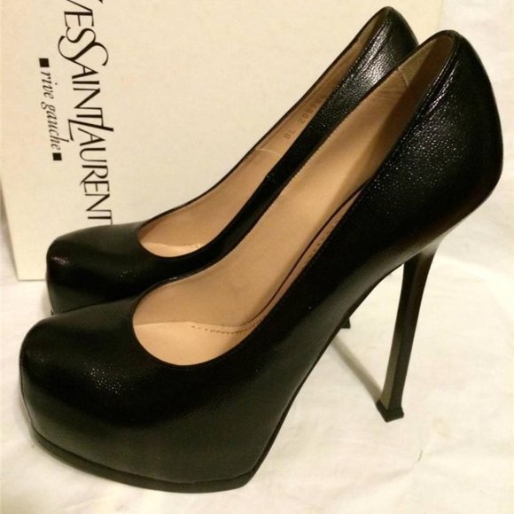 Yves Saint Laurent Black Women's Heels - Picture 5 of 11